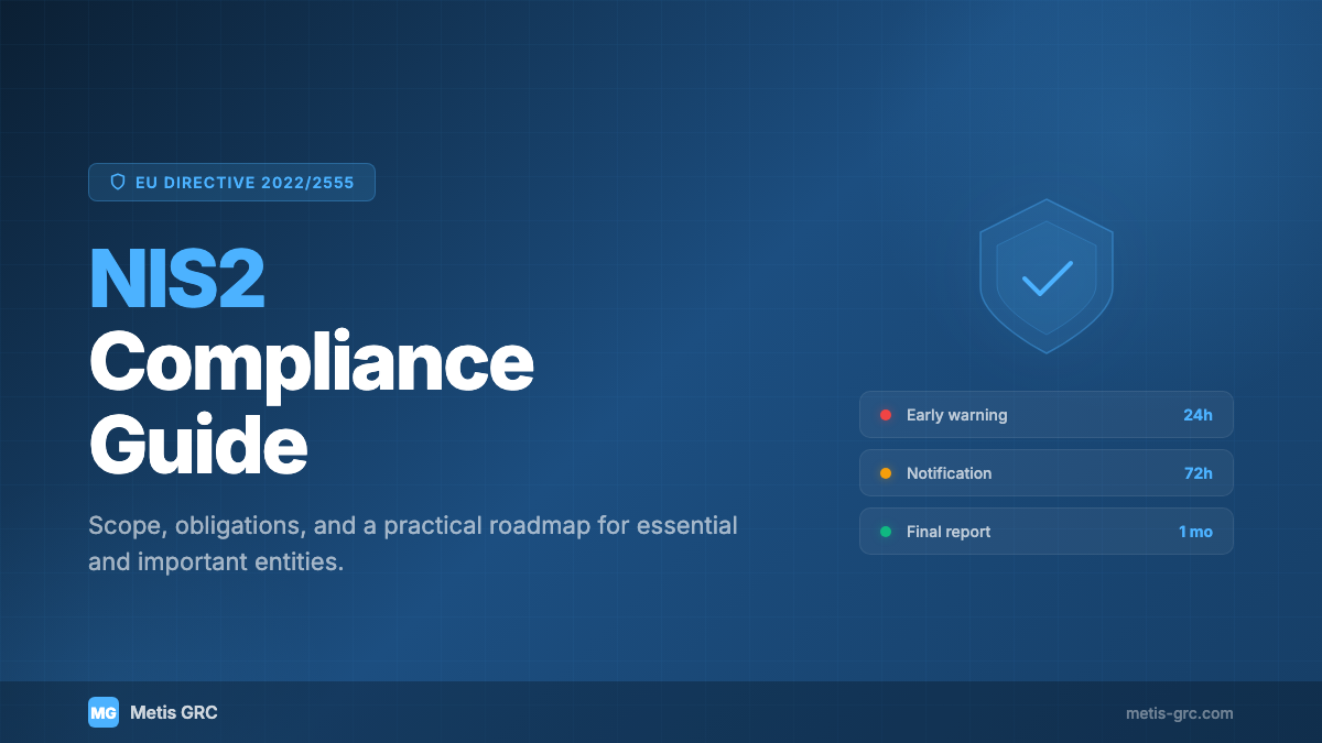 NIS2 Compliance: A Practical Guide for Essential and Important Entities (Part 2)